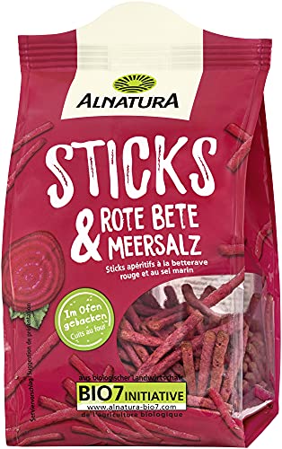 Alnatura Sticks 100g, Rote Beete, Meersalz Alnatura Sticks 100g, Rote Beete, Meersalz von Alnatura