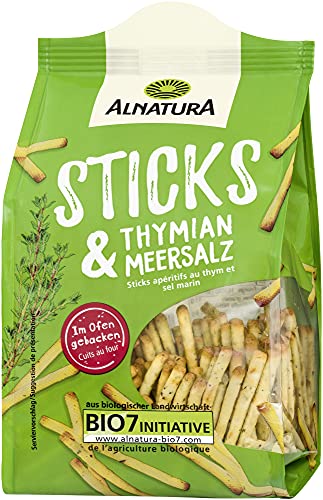 Alnatura Sticks 100g, Thymian, Meersalz Alnatura Sticks 100g, Thymian, Meersalz von Alnatura