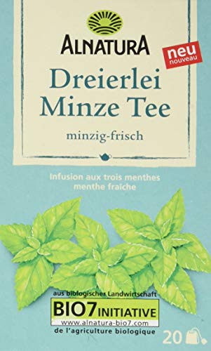 Alnatura Tee Dreierlei Minze 20 Beutel, 30 g Alnatura Tee Dreierlei Minze 20 Beutel, 30 g von Alnatura