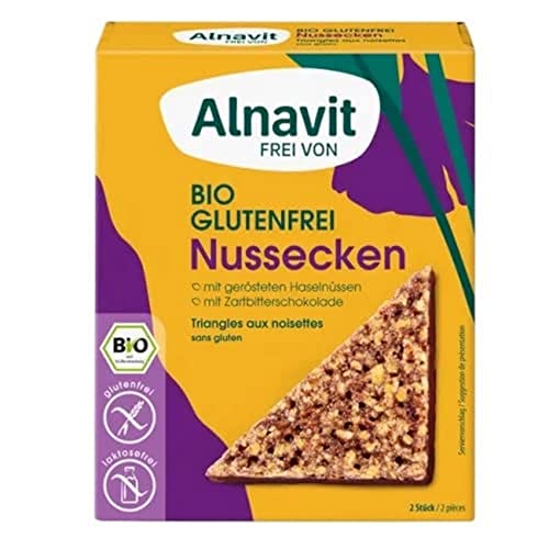 Alnavit Bio Nussecke, glutenfrei, 150g Alnavit Bio Nussecke, glutenfrei, 150g von Alnavit