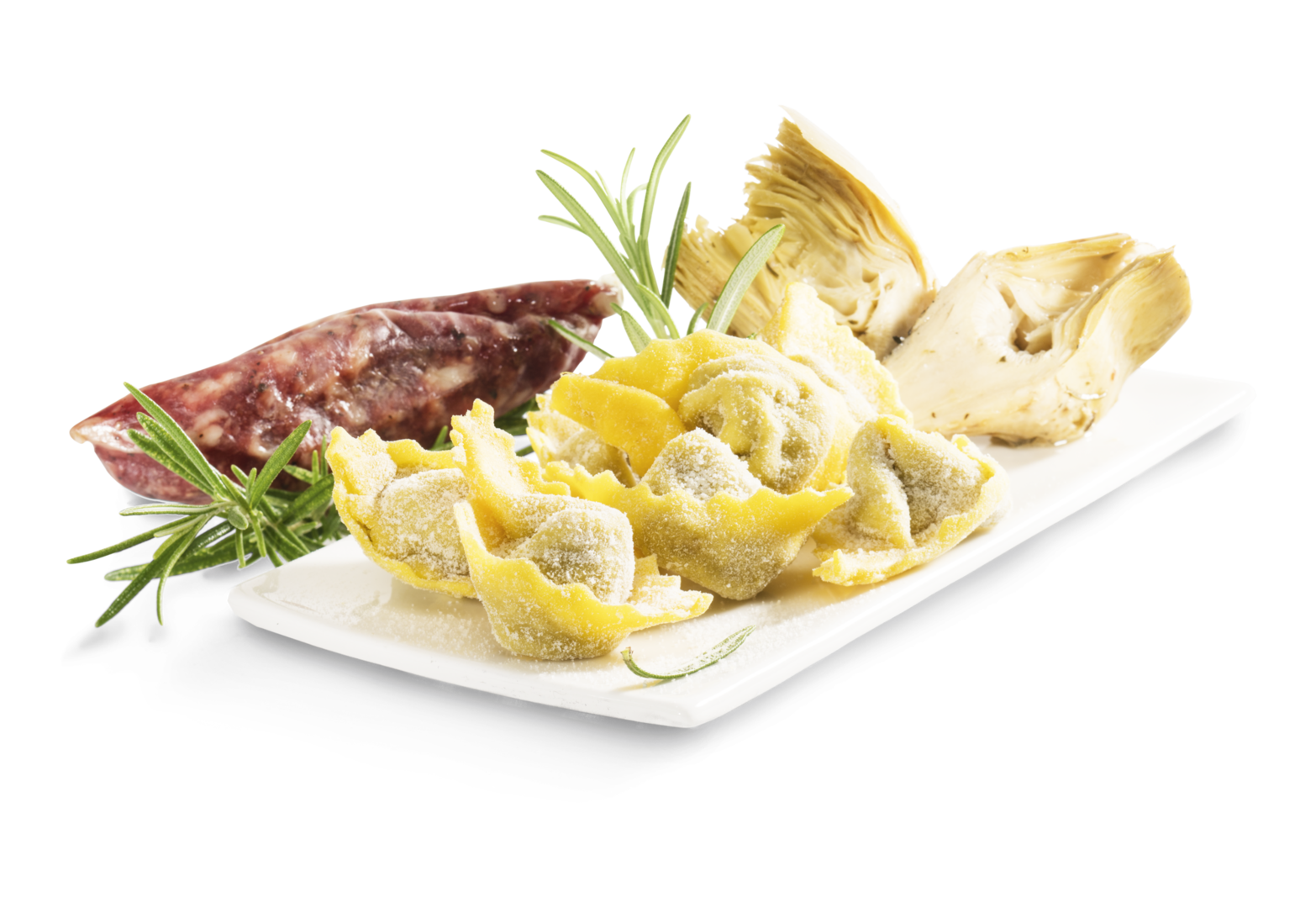 Cappelletti mit Artischocken und Salsiccia Cappelletti mit Artischocken und Salsiccia von Alois Dallmayr KG