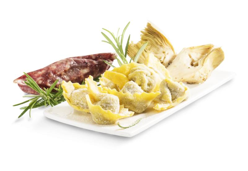 Cappelletti mit Artischocken und Salsiccia von Alois Dallmayr KG