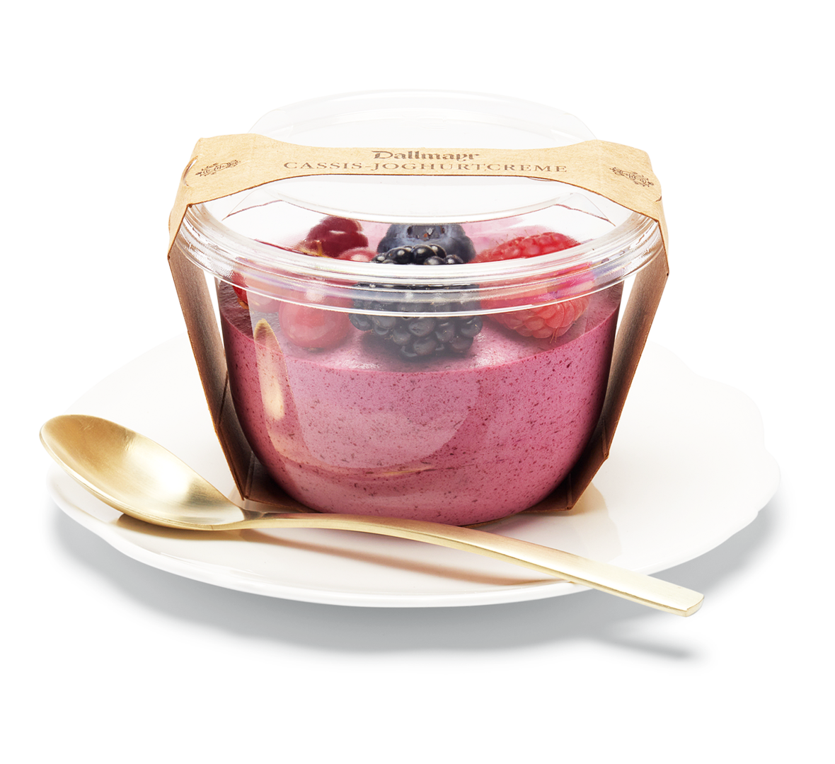 Cassis-Joghurtcreme Cassis-Joghurtcreme von Alois Dallmayr KG