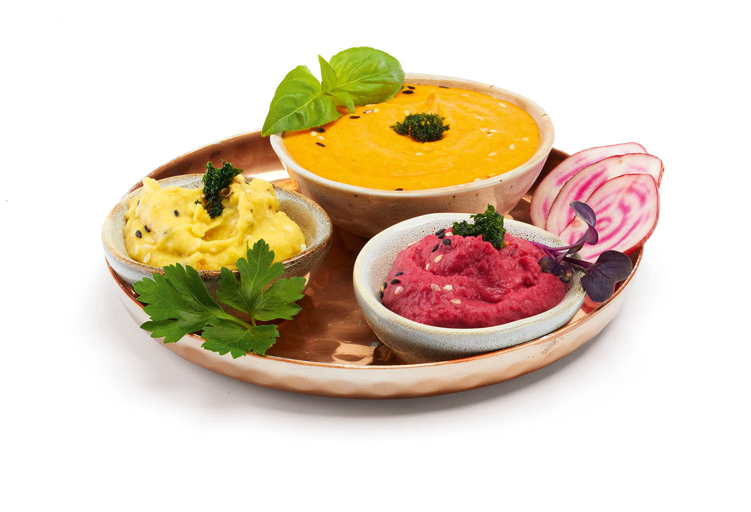 Dreierlei Vegane Dips Dreierlei Vegane Dips von Alois Dallmayr KG