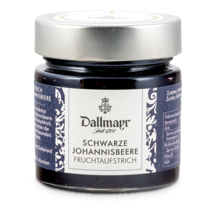 Fruchtaufstrich schwarze Johannisbeere Dallmayr Fruchtaufstrich schwarze Johannisbeere Dallmayr von Alois Dallmayr KG
