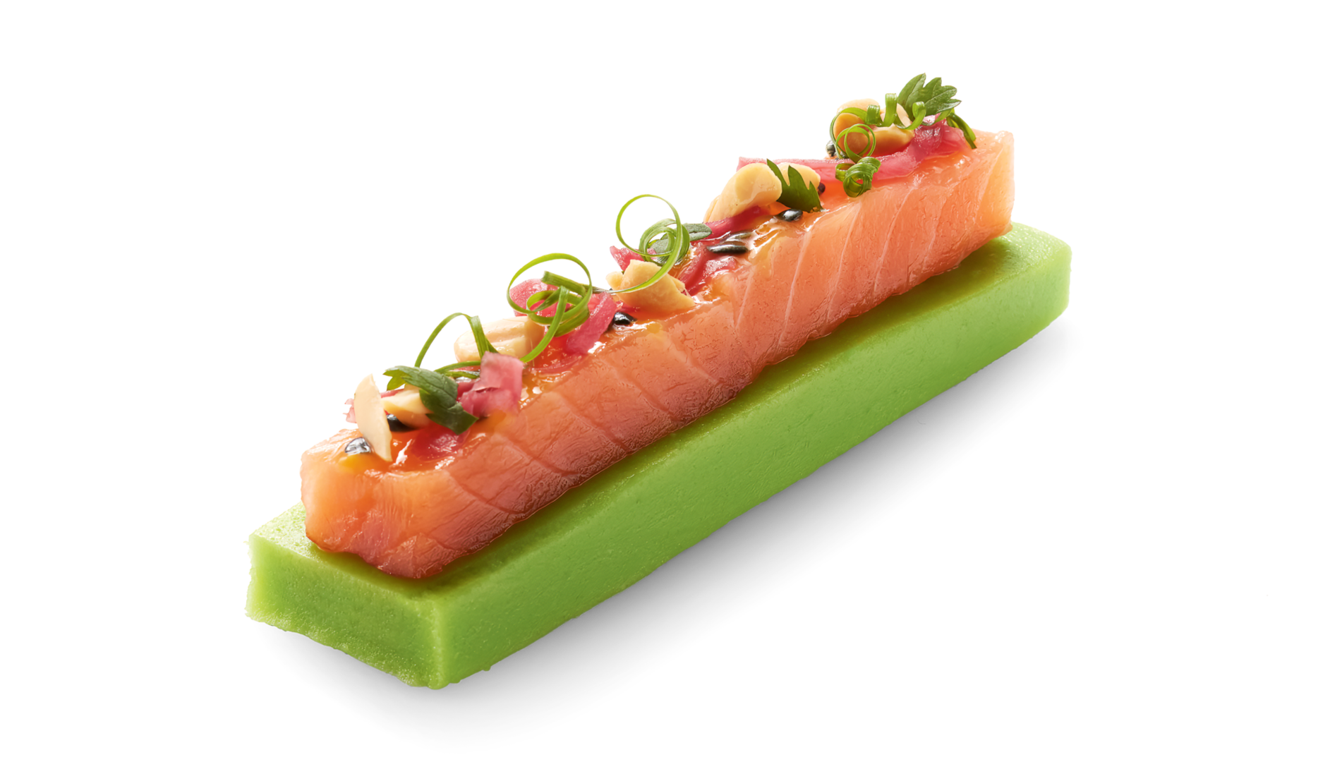 Lachs, Avocado, Passionsfrucht Lachs, Avocado, Passionsfrucht von Alois Dallmayr KG