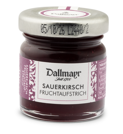 Sauerkirsch Fruchtaufstrich 40g Dallmayr von Alois Dallmayr KG