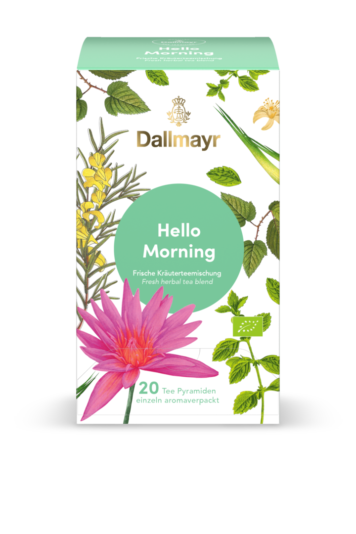 Hello Morning Bio Kräuterteemischung von Alois Dallmayr Kaffee OHG