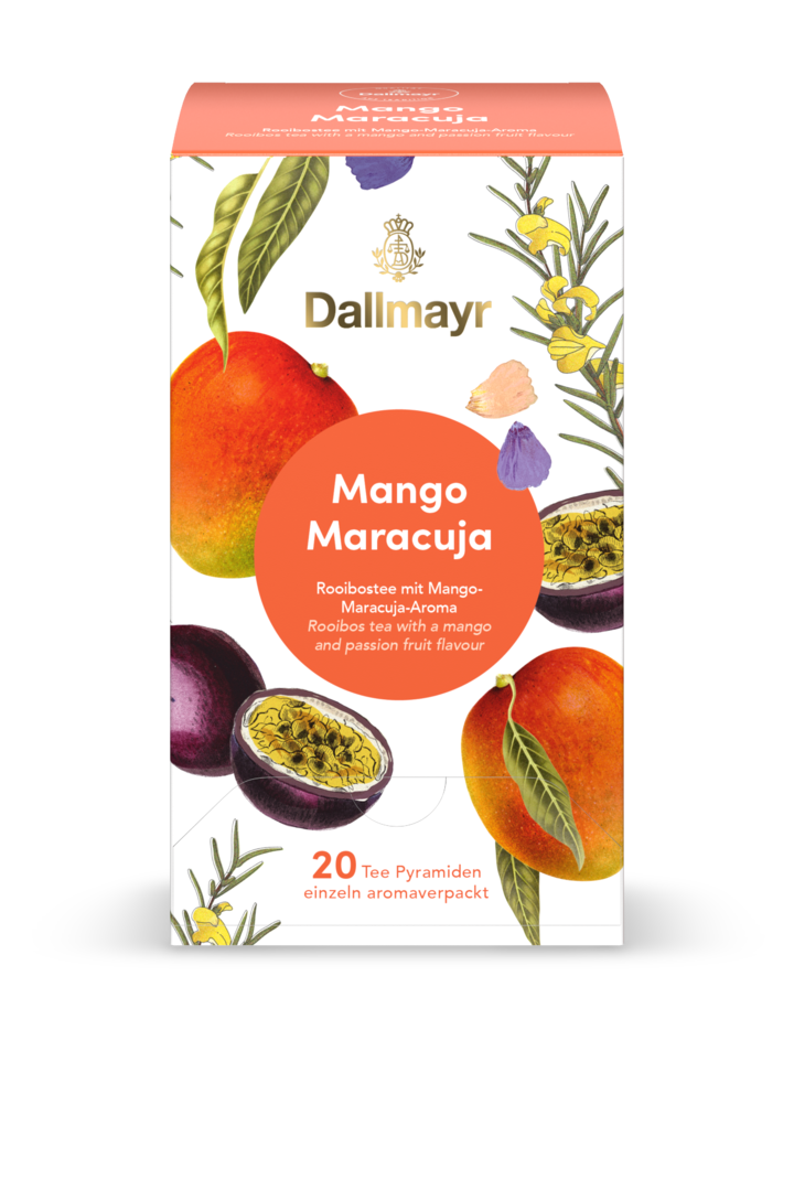 Rooibos Mango - Maracuja Rooibostee mit Mango - Maracuja - Aroma von Alois Dallmayr Kaffee OHG