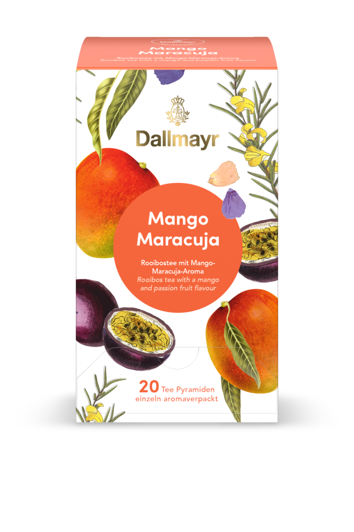 Rooibos Mango - Maracuja Rooibostee mit Mango - Maracuja - Aroma von Alois Dallmayr Kaffee OHG