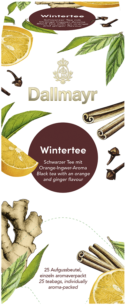 Wintertee kuvertiert Aromatisierter Schwarzer Tee von Alois Dallmayr Kaffee OHG