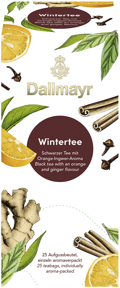 Wintertee kuvertiert Aromatisierter Schwarzer Tee von Alois Dallmayr Kaffee OHG