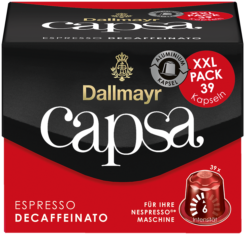capsa Espresso Decaffeinato XXL capsa Espresso Decaffeinato XXL von Alois Dallmayr Kaffee OHG
