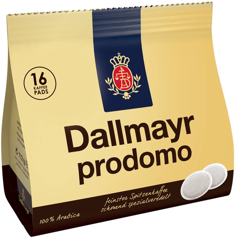 prodomo Pads 16 Stück von Alois Dallmayr Kaffee OHG