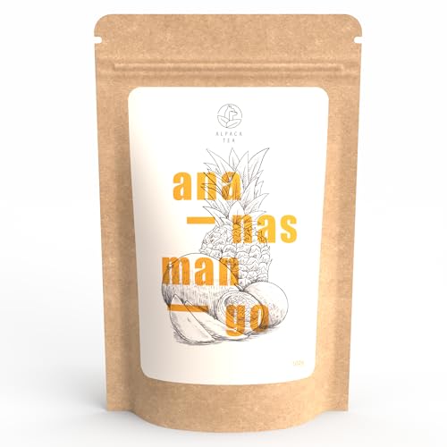Alpaca Tea | Alpaca Tea | Ananas Mango Maracuja | aromatisierte Früchteteemischung | lose | wiederverschließbar (100g) von Alpaca Tea