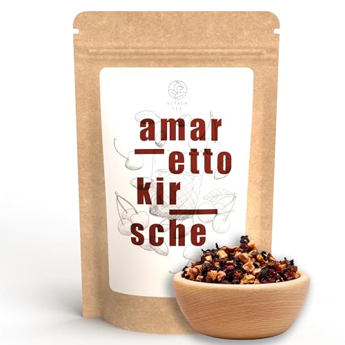 Alpaca Tea | Amaretto Kirsche | Früchteteemischung | lose | wiederverschließbar (100g) von Alpaca Tea