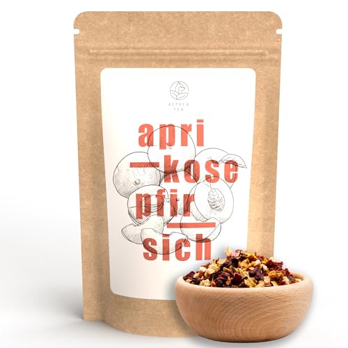 Alpaca Tea | Aprikose Pfirsich | Früchteteemischung | lose | wiederverschließbar (100g) von Alpaca Tea