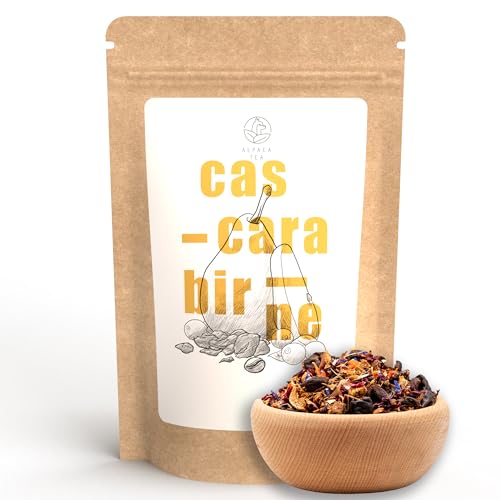 Alpaca Tea | Birne Cascara | Früchteteemischung | lose | wiederverschließbar (100g) von Alpaca Tea