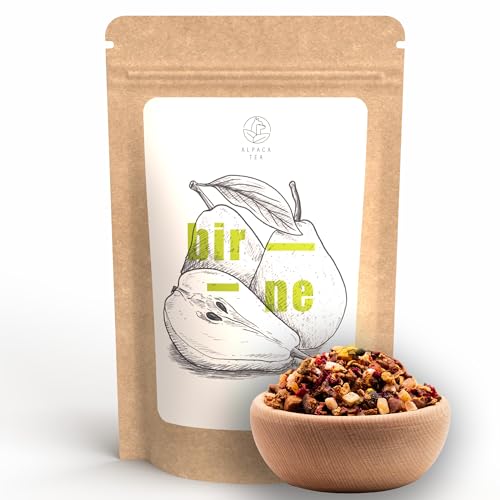 Alpaca Tea | Birne | aromatisierte Früchteteemischung | lose | wiederverschließbar (100g) von Alpaca Tea