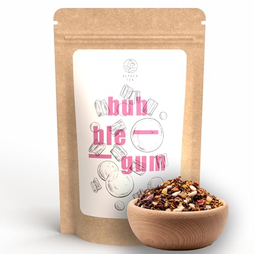 Alpaca Tea | Bubblegum | Früchteteemischung | lose | wiederverschließbar (100g) von Alpaca Tea