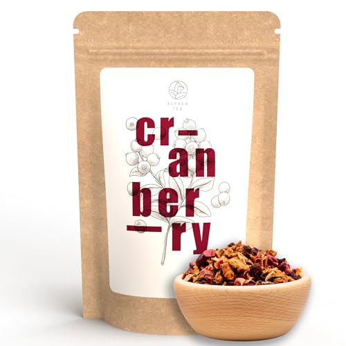 Alpaca Tea | Cranberry | Früchteteemischung | lose | wiederverschließbar (100g) von Alpaca Tea