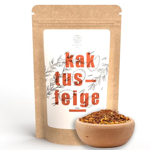 Alpaca Tea | Kaktusfeige Rooibos | Rooibosmischung | lose | wiederverschließbar (100g) von Alpaca Tea