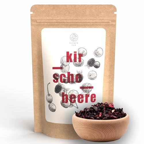 Alpaca Tea | Kirsche Beere | aromatisierte Früchteteemischung | lose | wiederverschließbar (100g) von Alpaca Tea