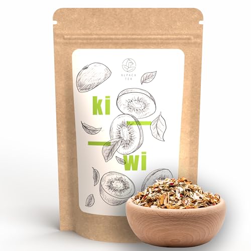 Alpaca Tea | Kiwi | natürlich aromatisierte Früchteteemischung | lose | wiederverschließbar (100g) von Alpaca Tea