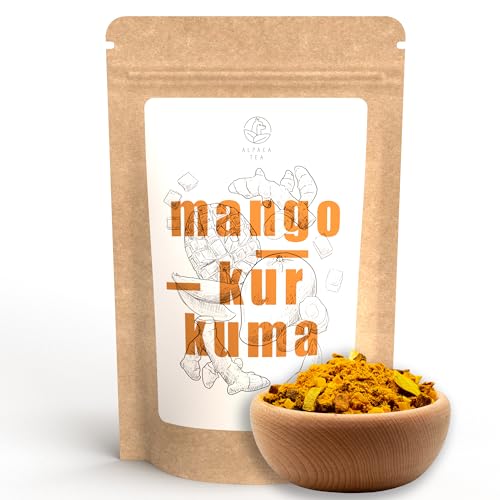 Alpaca Tea | Mango Kurkuma | natürlich aromatisierte Früchteteemischung | lose | wiederverschließbar (100, Gramm) von Alpaca Tea