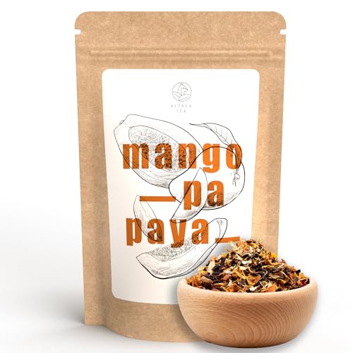 Alpaca Tea | Mango Papaya | Früchteteemischung | lose | wiederverschließbar (100, Gramm) von Alpaca Tea