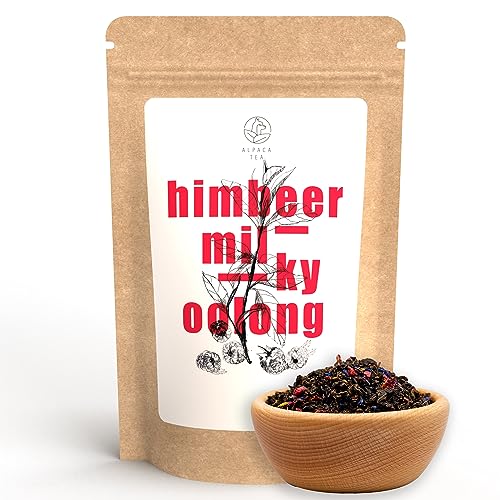 Alpaca Tea | loser Oolong Tee | wiederverschließbar (Himbeer Milky Oolong, 100g) von Alpaca Tea