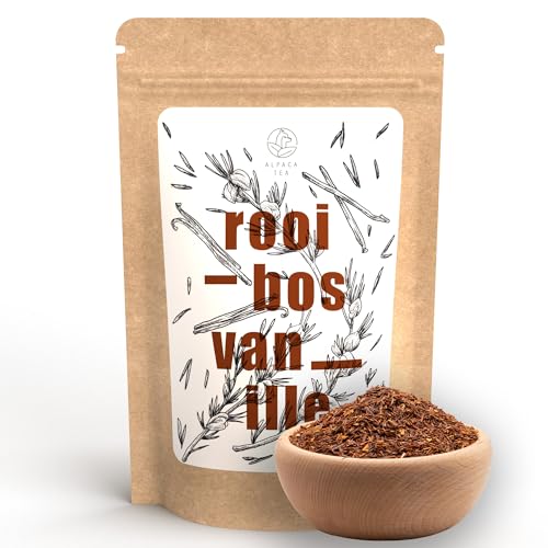 Alpaca Tea | Rooibos Vanille | Rooibosmischung | lose | wiederverschließbar (100, Gramm) von Alpaca Tea
