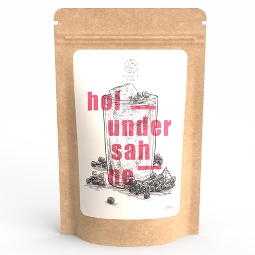 Alpaca Tea | Sahne Holunder | aromatisierte Früchteteemischung | lose | wiederverschließbar (100g) von Alpaca Tea
