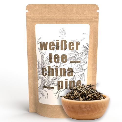 Alpaca Tea | Weißer Tee | China White Pine Needles | lose | wiederverschließbar (100g) von Alpaca Tea