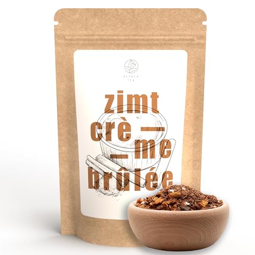 Alpaca Tea | Zimt Crème Brûlée | lose Rooibos/Früchteteemischung | wiederverschließbar (100g) von Alpaca Tea