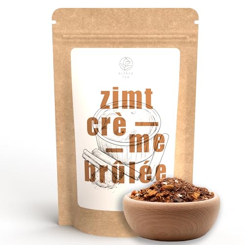 Alpaca Tea | Zimt Crème Brûlée | lose Rooibos/Früchteteemischung | wiederverschließbar (500g) von Alpaca Tea