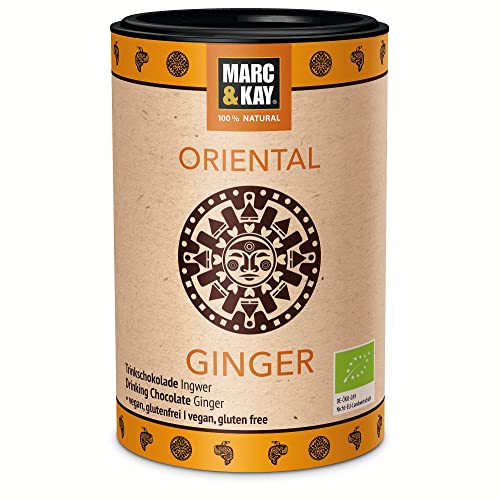 MARC & KAY | Bio-Trinkschokolade | Oriental Ginger | Orientalischer Ingwer | vegan | 250g von Alpaca Tea