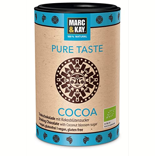 MARC & KAY | Bio-Trinkschokolade | Pure Taste Cocoa | Echter Kakaogeschmack | vegan | 250g von Alpaca Tea
