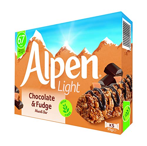 Alpen Light Bars Choc & Fudge 5 x 19g von Alpen