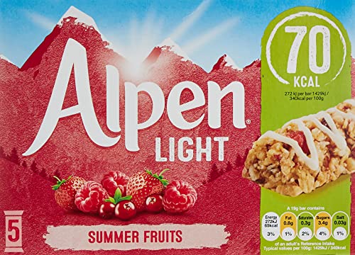 Alpen Light Summer Fruits Bars 5 x 19g von Alpen