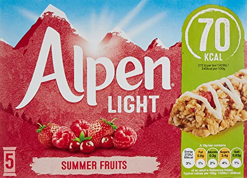 Alpen Light Summer Fruits Bars 5 x 19g von Alpen