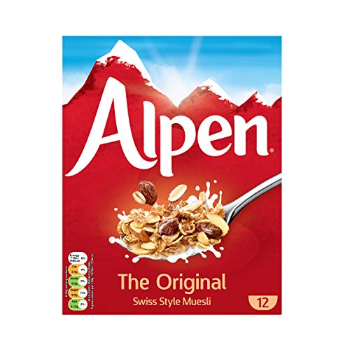 Weetabix Alpen Müsli Original (10 Packungen a 550g) - Gutes Frühstück im Schweizer Stil - Cerealien mit vielen Ballaststoffen, 5500 g von Alpen