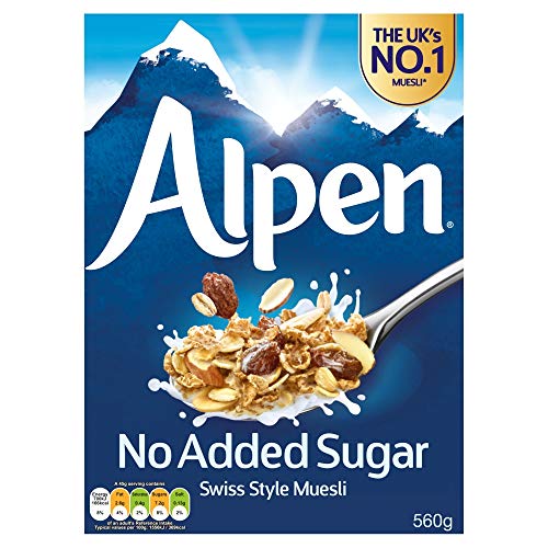 Alpen Ohne Zuckerzusatz, 560 g, 550 g von Alpen