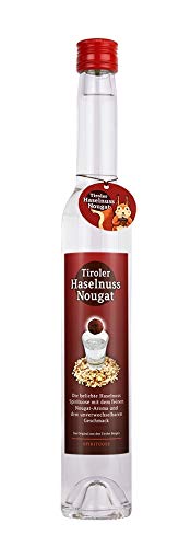 Original Tiroler Haselnuss Nougat Schnaps (1 x 0.35 l) von Alpenländische Spezialitäten