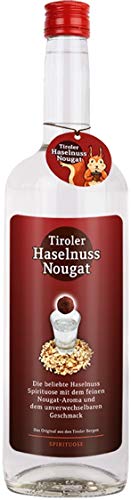 HDmirrorR Original Tiroler Haselnuss Nougat Schnaps (1 x 1.00 l) von HDmirrorR