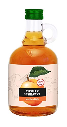 Tiroler Schnaps´l - Marillen Likör (1 x 0.50 l) von Alpenländische Spezialitäten