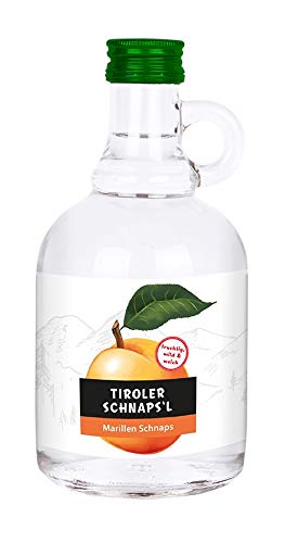 Tiroler Schnaps`l - Marillen Schnaps (1 x 0.50 l) von Alpenländische Spezialitäten