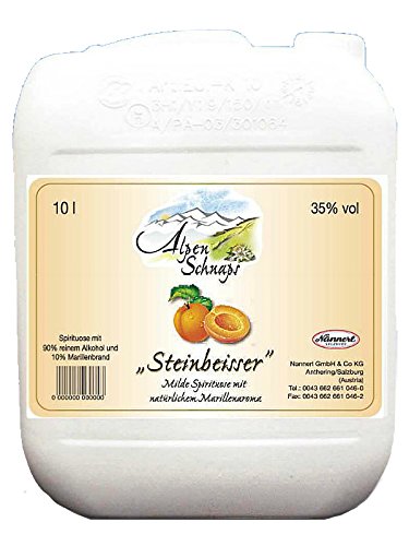 Alpenschnaps Steinbeisser Marille 10 Liter Kanister von Alpenschnaps Steinbeisser Marille 10 Liter Kanister