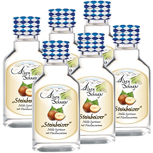 Alpenschnaps Steinbeisser Haselnuss 6 x 0,02 l PET Alpenschnaps Steinbeisser Haselnuss 6 x 0,02 l PET von Alpenschnaps Steinbeisser