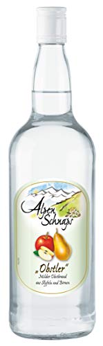 Alpenschnaps |Steinbeisser | 1 x 1l | Obstler | pures Alpenglück im Glas von Alpenschnaps